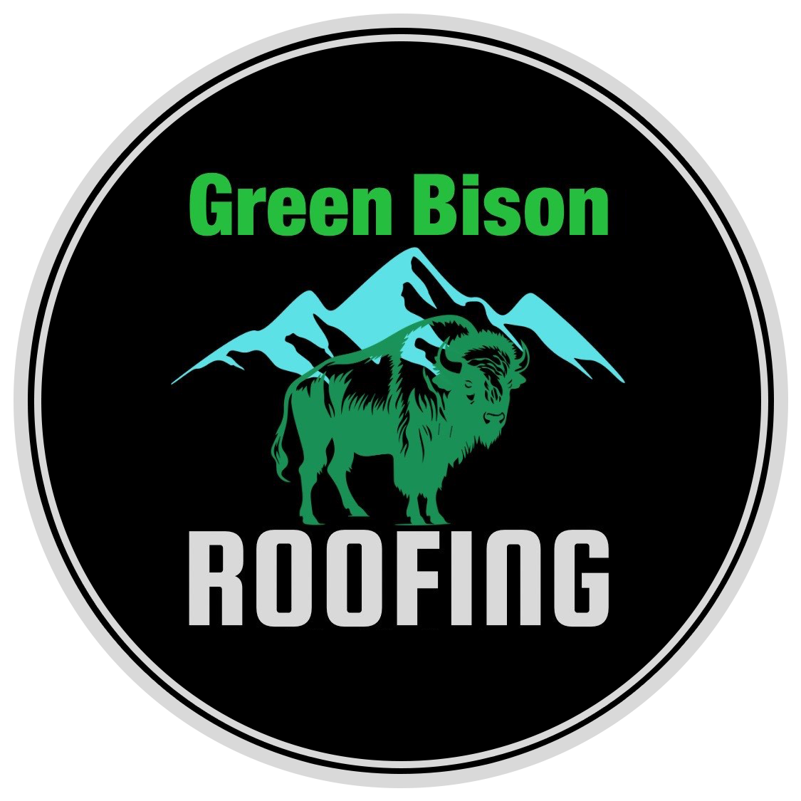 Green Bison Roofing Logo